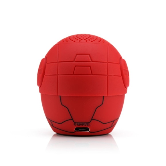 NWT Marvel Avengers Bitty Boomers Iron Man Portable Speaker - Red and Gold - Picture 6 of 6